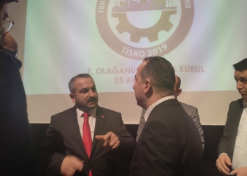 TÜMİD üyemiz Halil İbrahim Ece TİSKO Olağan Genel Kuruluna Katılım Sağladı